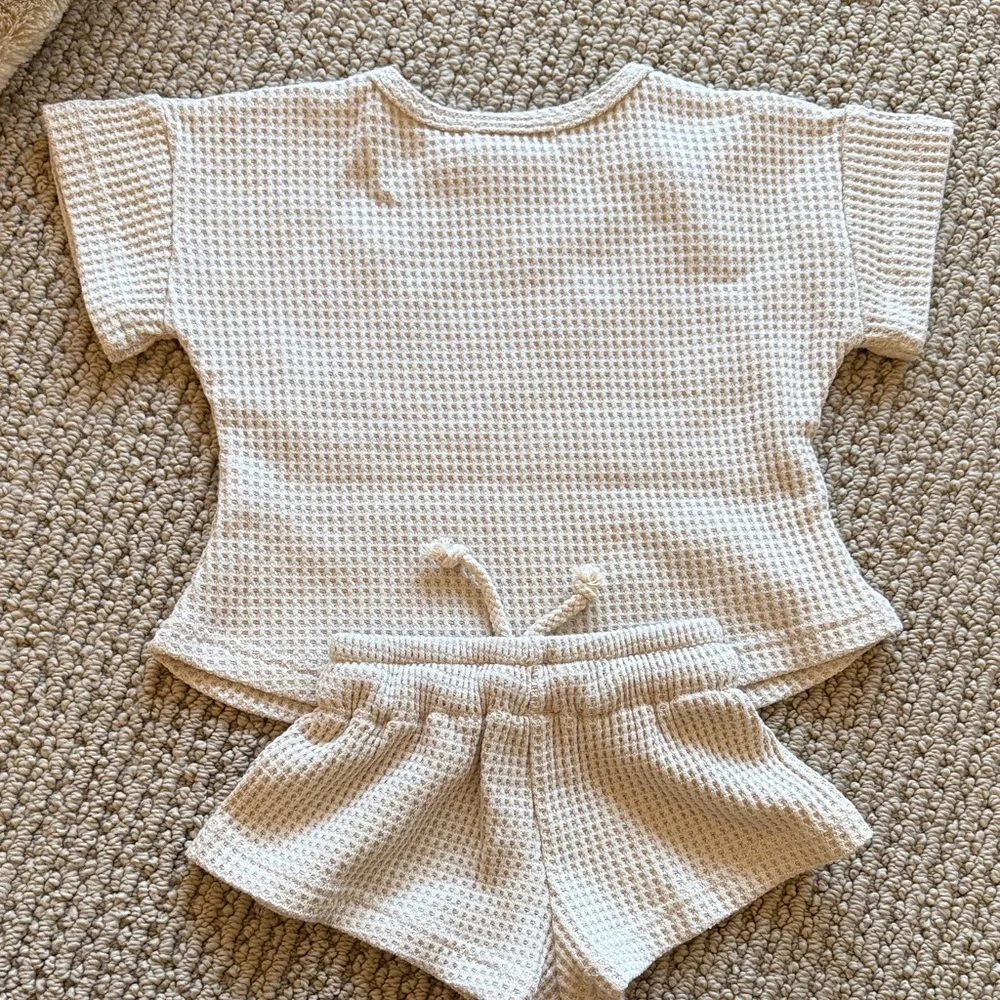 Cream Kids Matching Set by Rivi & Kin - Picture 3 of 3